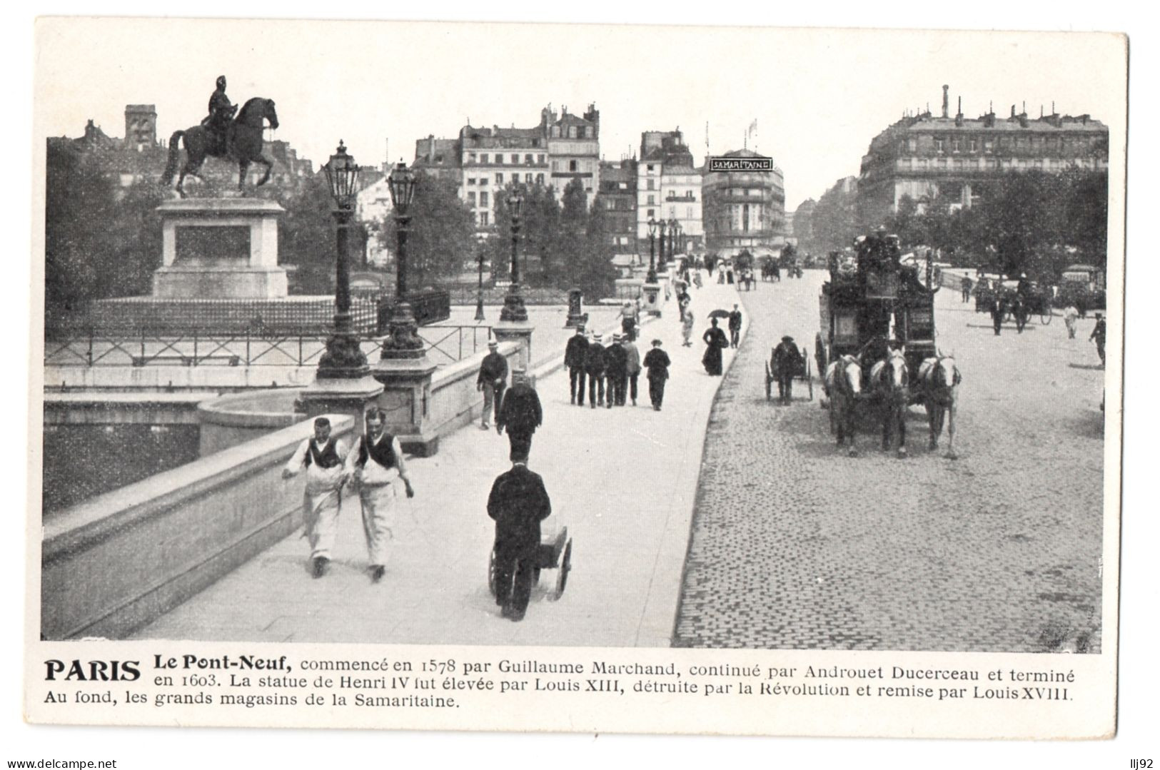 CPA 75 - PARIS - Le Pont Neuf, Commencé En 1578 - Puentes