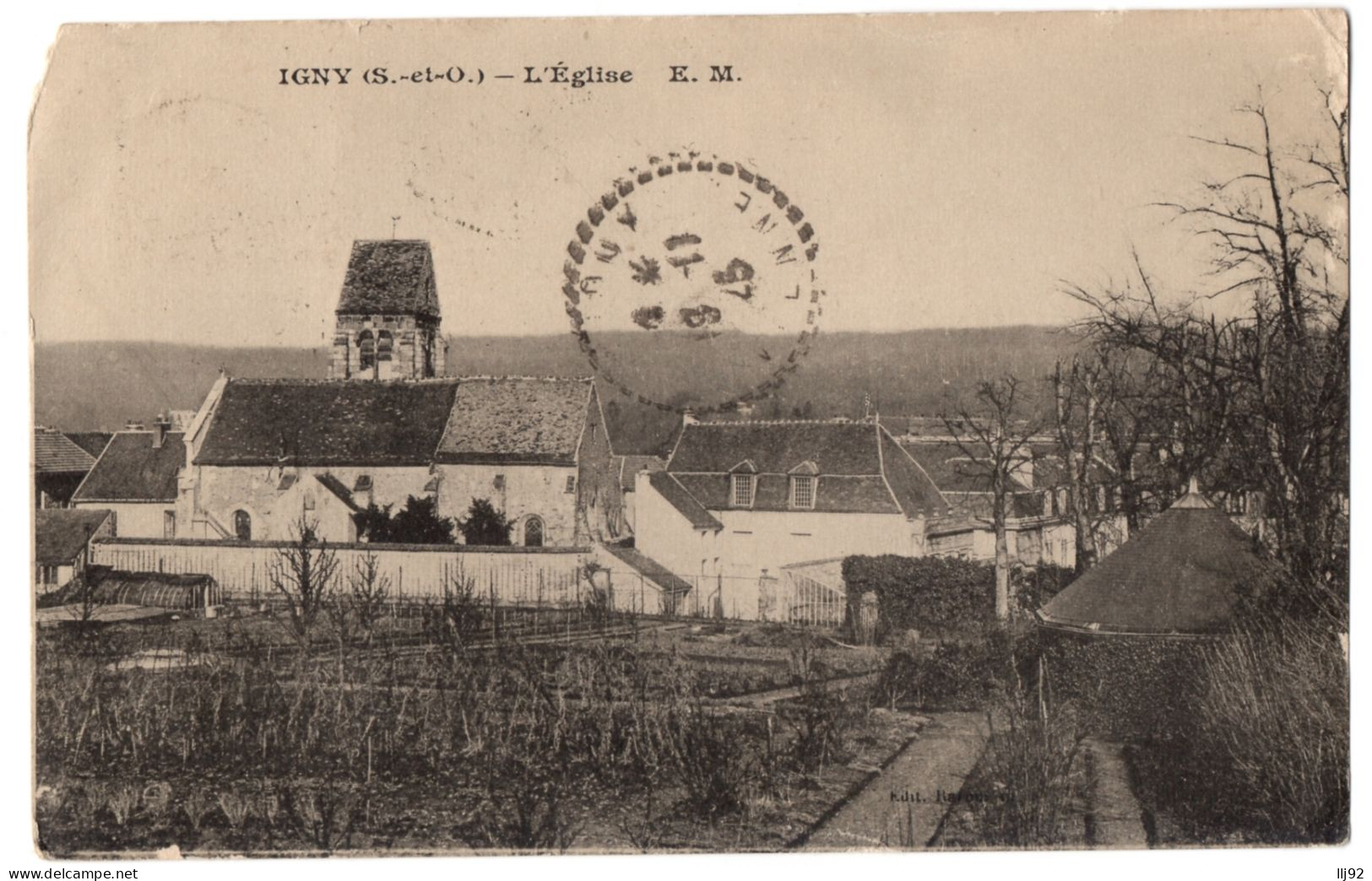 CPA 91 - IGNY (Essonne) - L'Eglise - E. M. - Igny