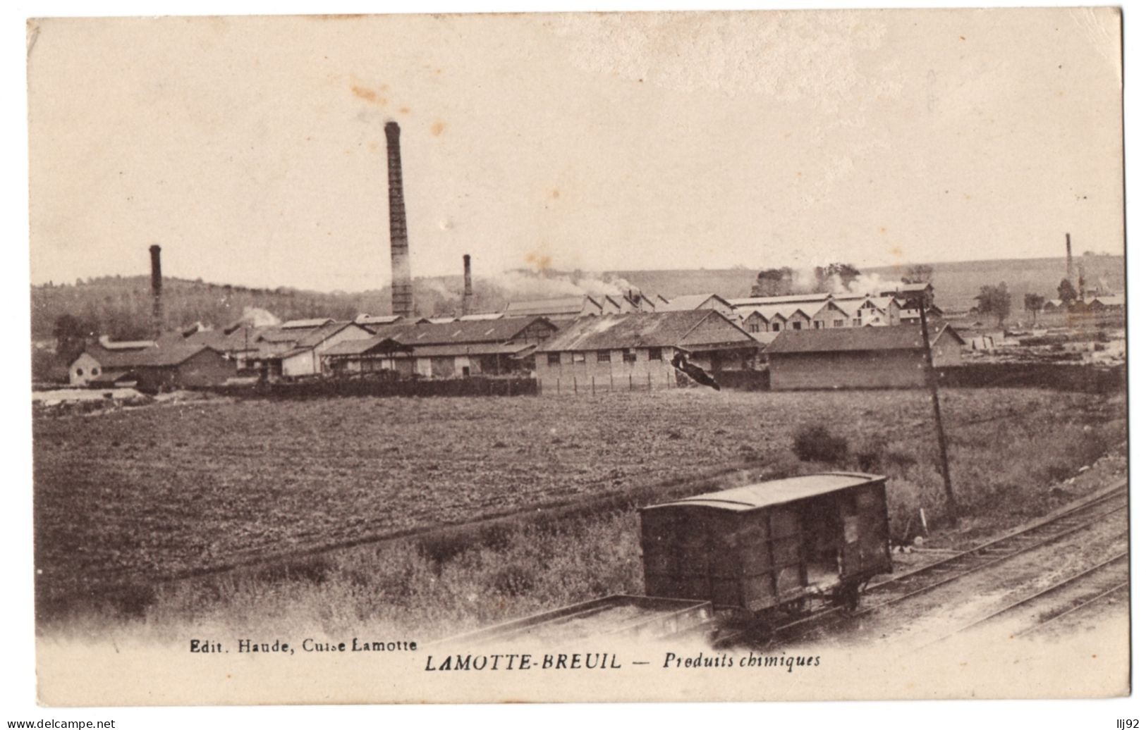 CPA 60 - LAMOTTE-BREUIL (OIse) - Produits Chimiques - Ed. Haude - Andere & Zonder Classificatie