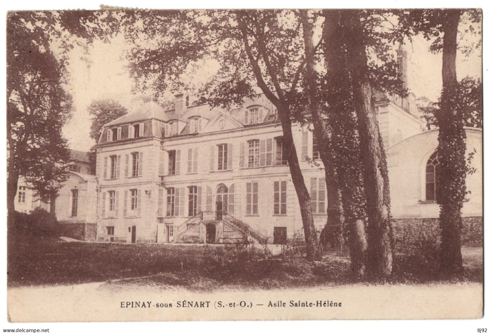 CPA 91 - EPINAY Sous SENART (Essonne) - Asile Sainte-Hélène - Ed. E. Venant - Epinay Sous Senart