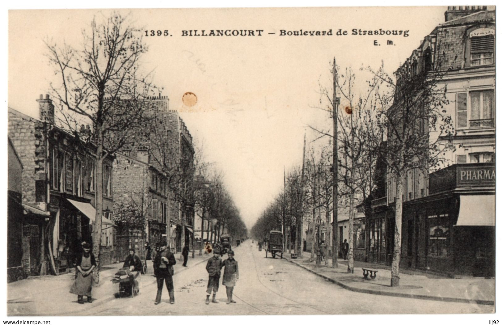 CPA 92 - BILLANCOURT (Hauts De Seine) - 1395. Boulevard De Strasbourg - E. M. - Boulogne Billancourt