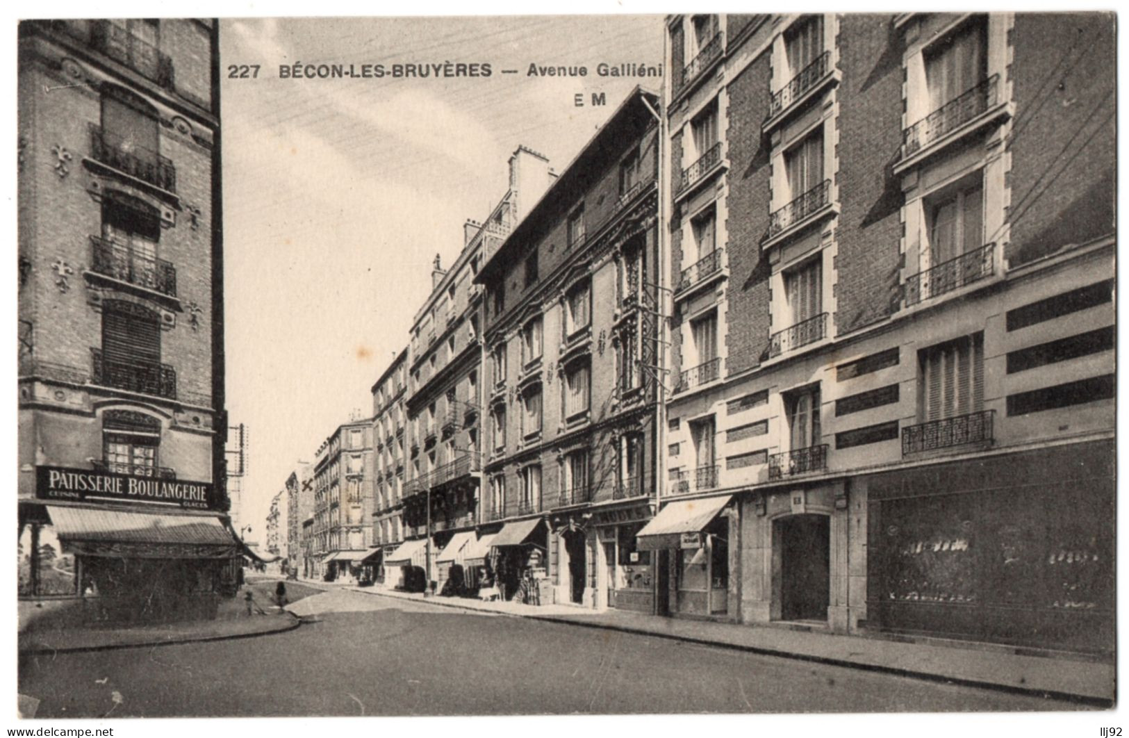 CPA 92 - BECON LES BRUYERES (Hauts De Seine) - 227. Avenue Gallieni - E.M. - Otros & Sin Clasificación