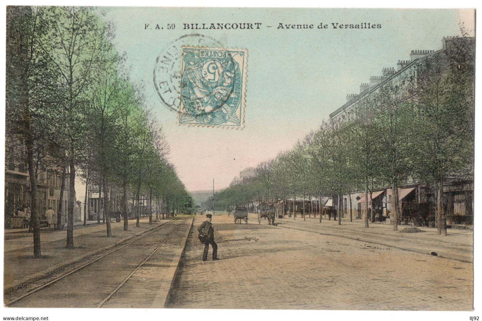 CPA 92 - BILLANCOURT (Hauts De Seine) - F.A. 59. Avenue De Versailles - Boulogne Billancourt