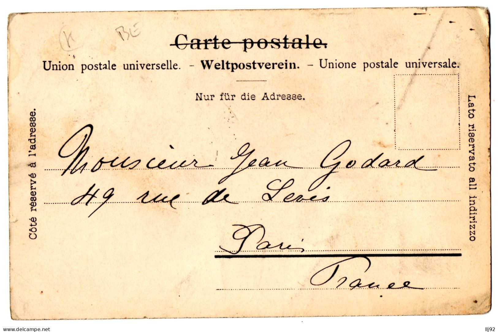 CPA Suisse - GRIMSELROUTE - Ed. Photoglob Co N° 3103 - Dos Simple - Other & Unclassified