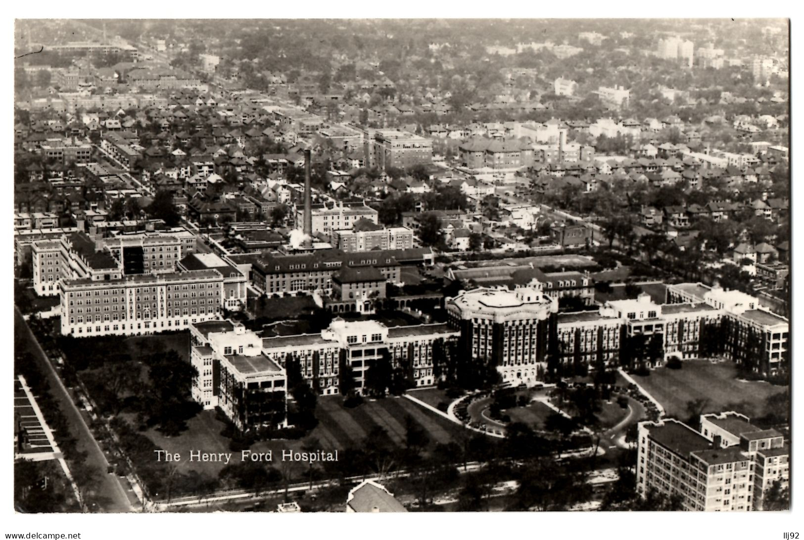 CPSM PF USA. DETROIT - The Henry Ford Hospital - Ed. Garraway Company - Detroit