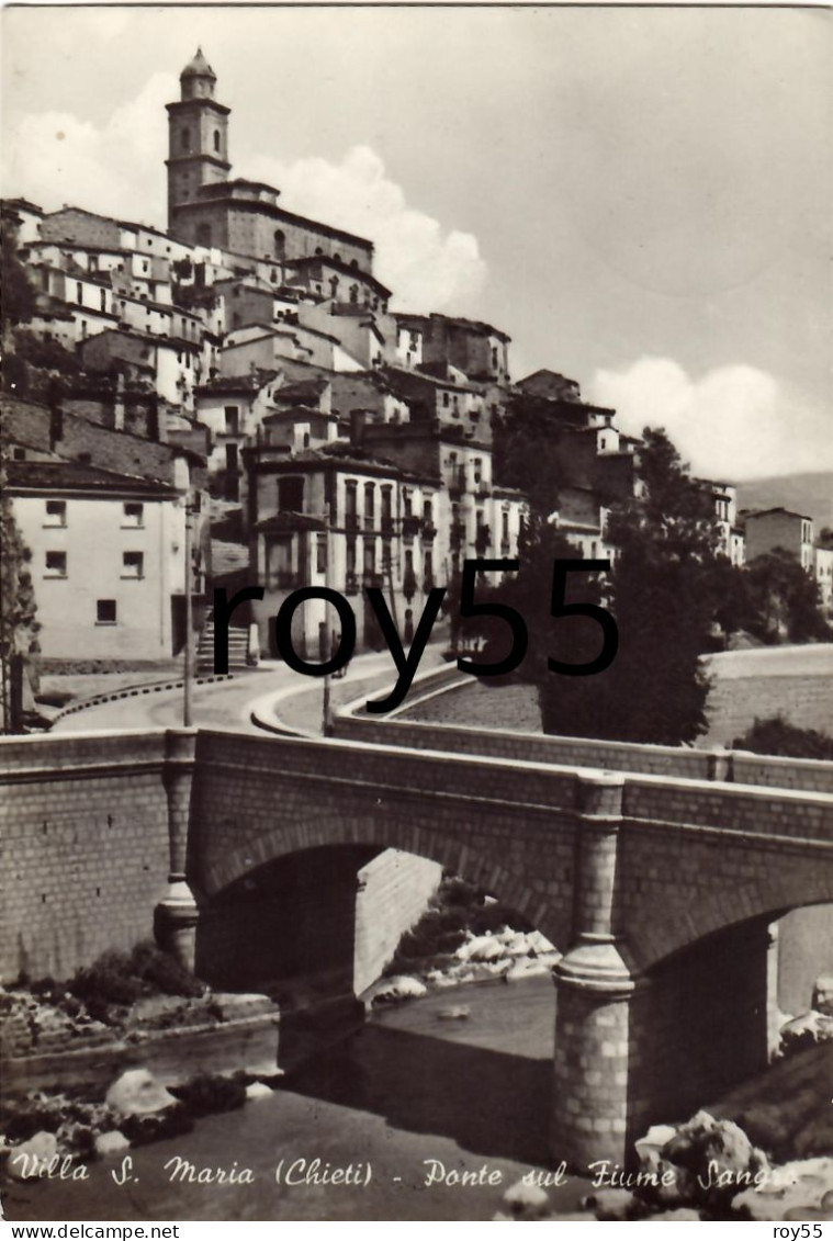 Abruzzo-chieti-villa S.maria Ponte Sul Fiume Sangro Anni 50 60 - Sonstige & Ohne Zuordnung