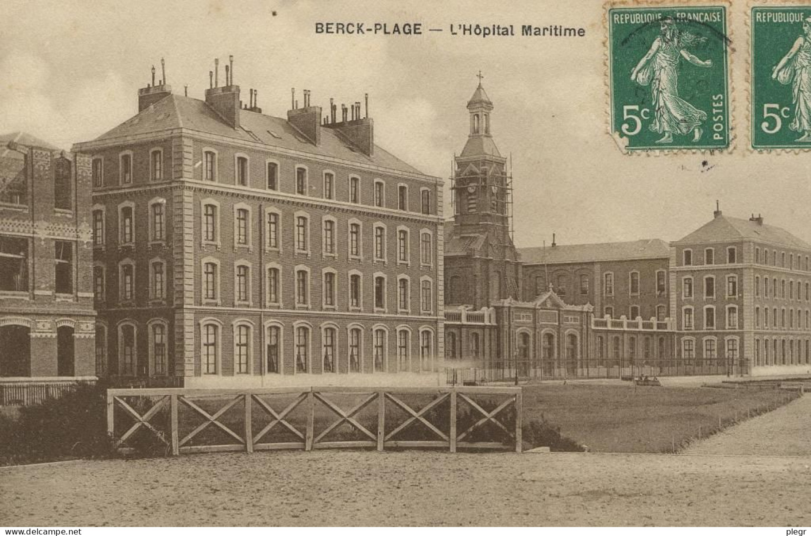 0-62108 01 36 - BERCK - L'HÔPITAL MARITIME - Berck