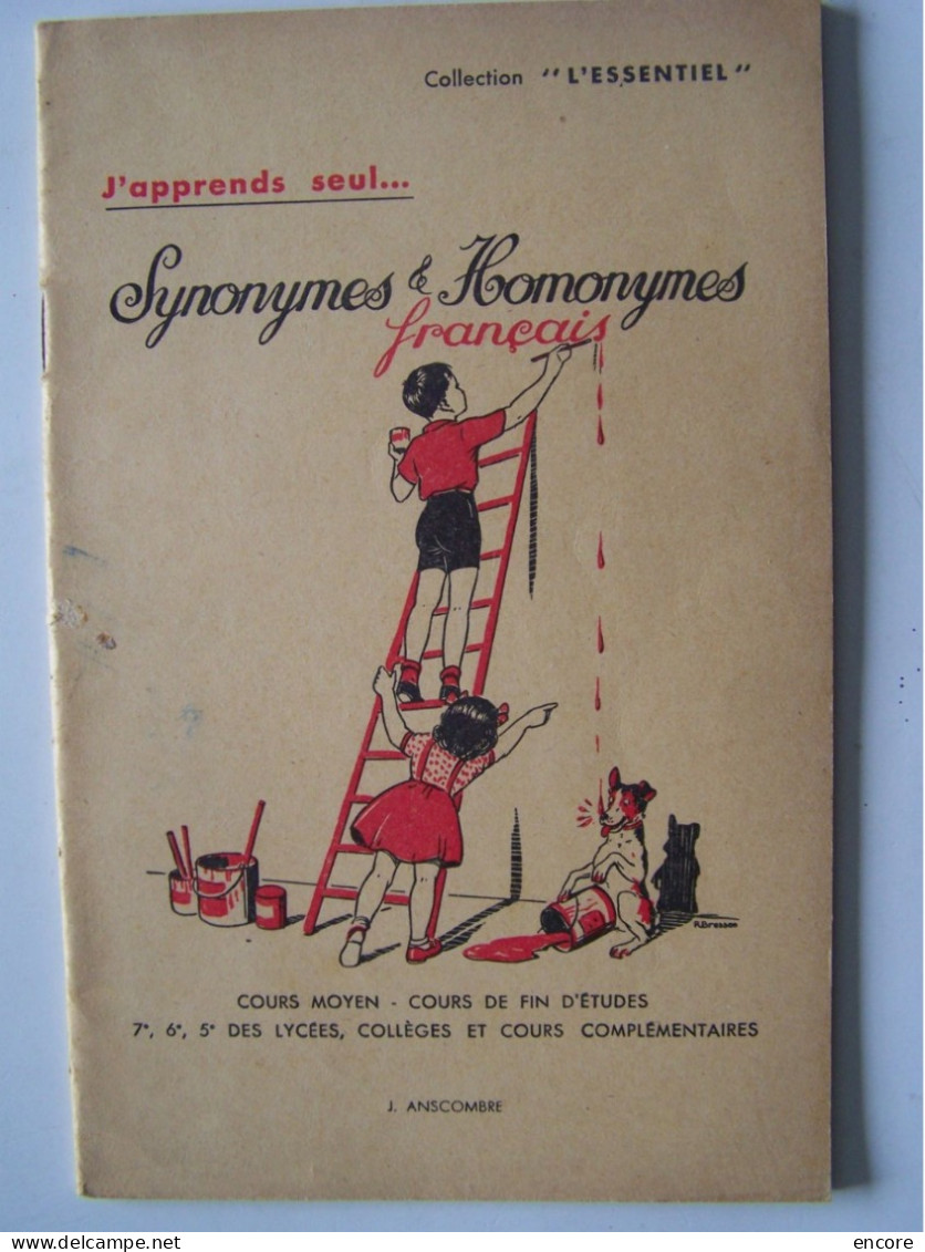 "SYNONYMES ET HOMONYMES FRANCAIS".    100_3767 - 6-12 Anni