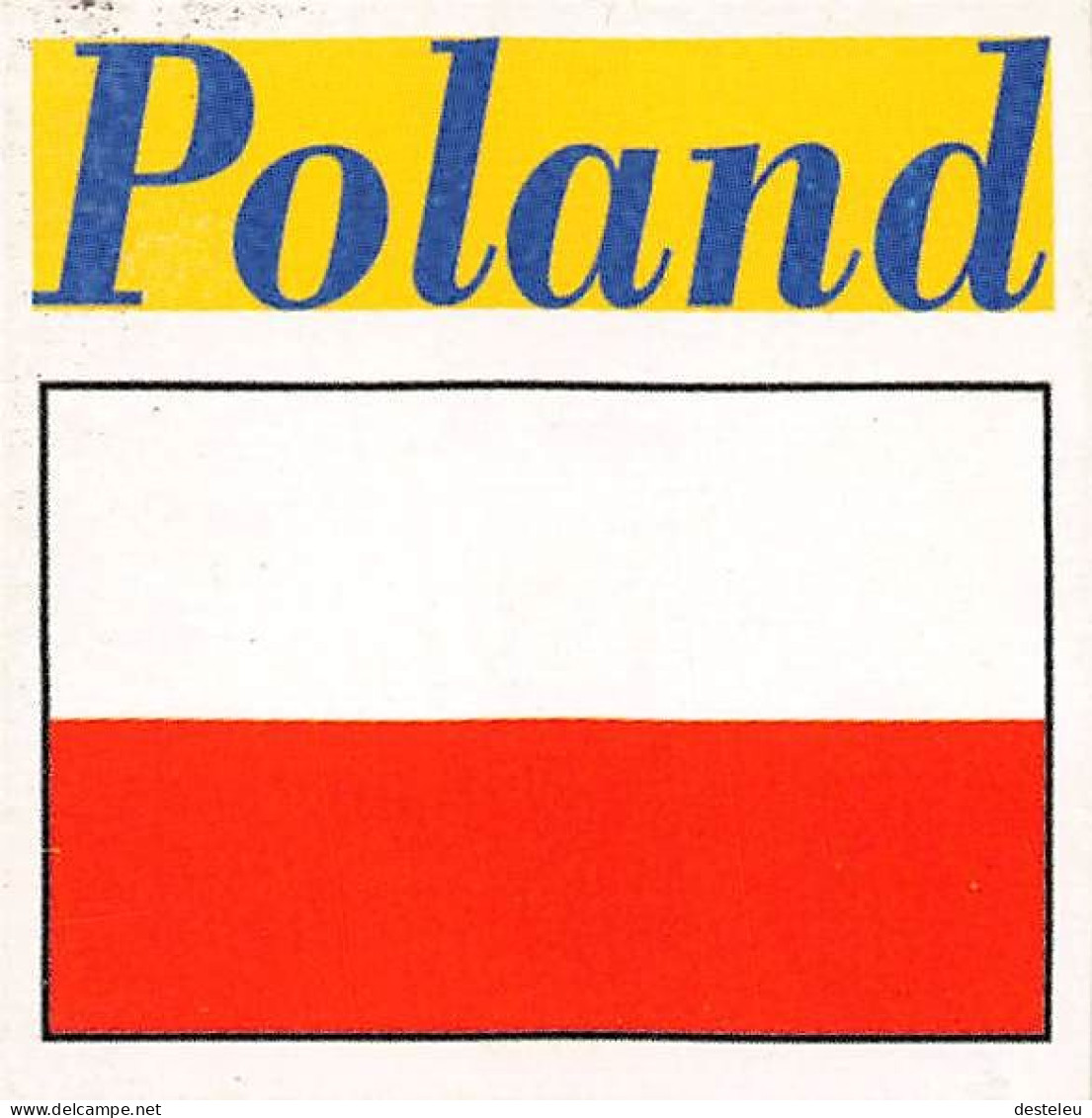 Flag Chromo -  Poland - 5 X 5 Cm - Altri & Non Classificati