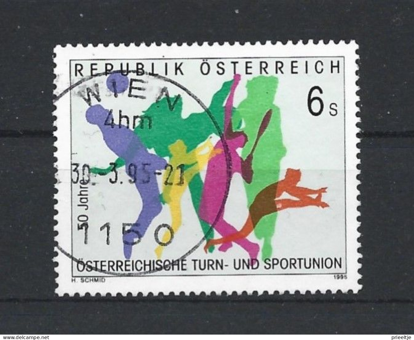 Austria - Oostenrijk 1995 Sports Y.T. 1976 (0) - Oblitérés