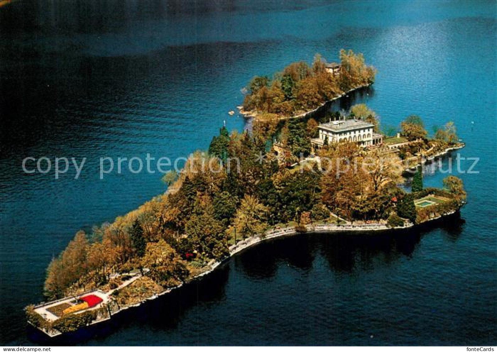 13707178 Isole Di Brissago Lago Maggiore Fliegeraufnahme Isole Di Brissago - Other & Unclassified