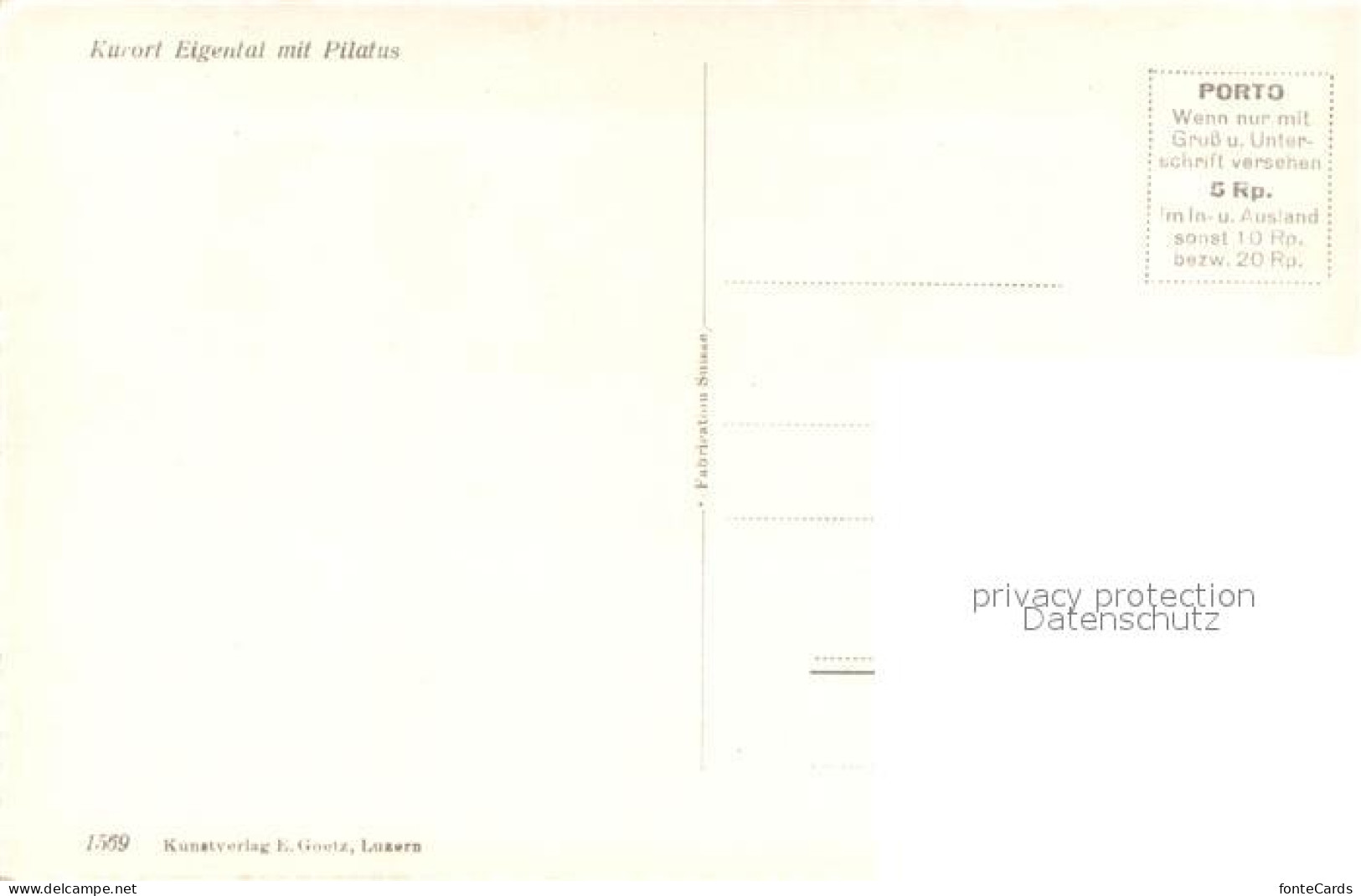 13707043 Eigenthal Panorama Mit Pilatus Eigenthal - Sonstige & Ohne Zuordnung