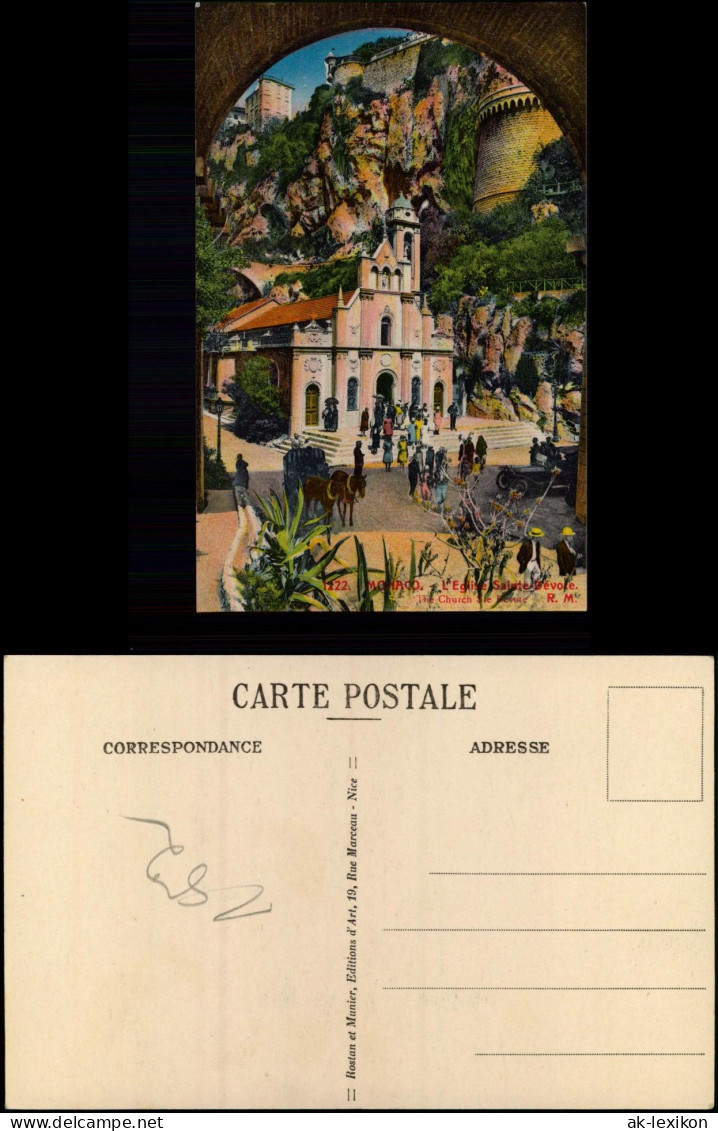 Postcard Monaco Kirche 1913 - Sonstige & Ohne Zuordnung