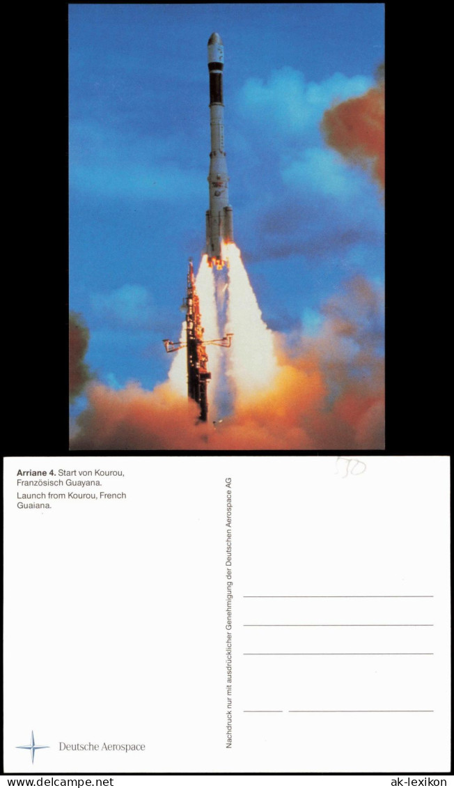 Flugwesen - Raumfahrt Arriane 4. Start Von Kourou, Französisch Guayana. 1994 - Espacio