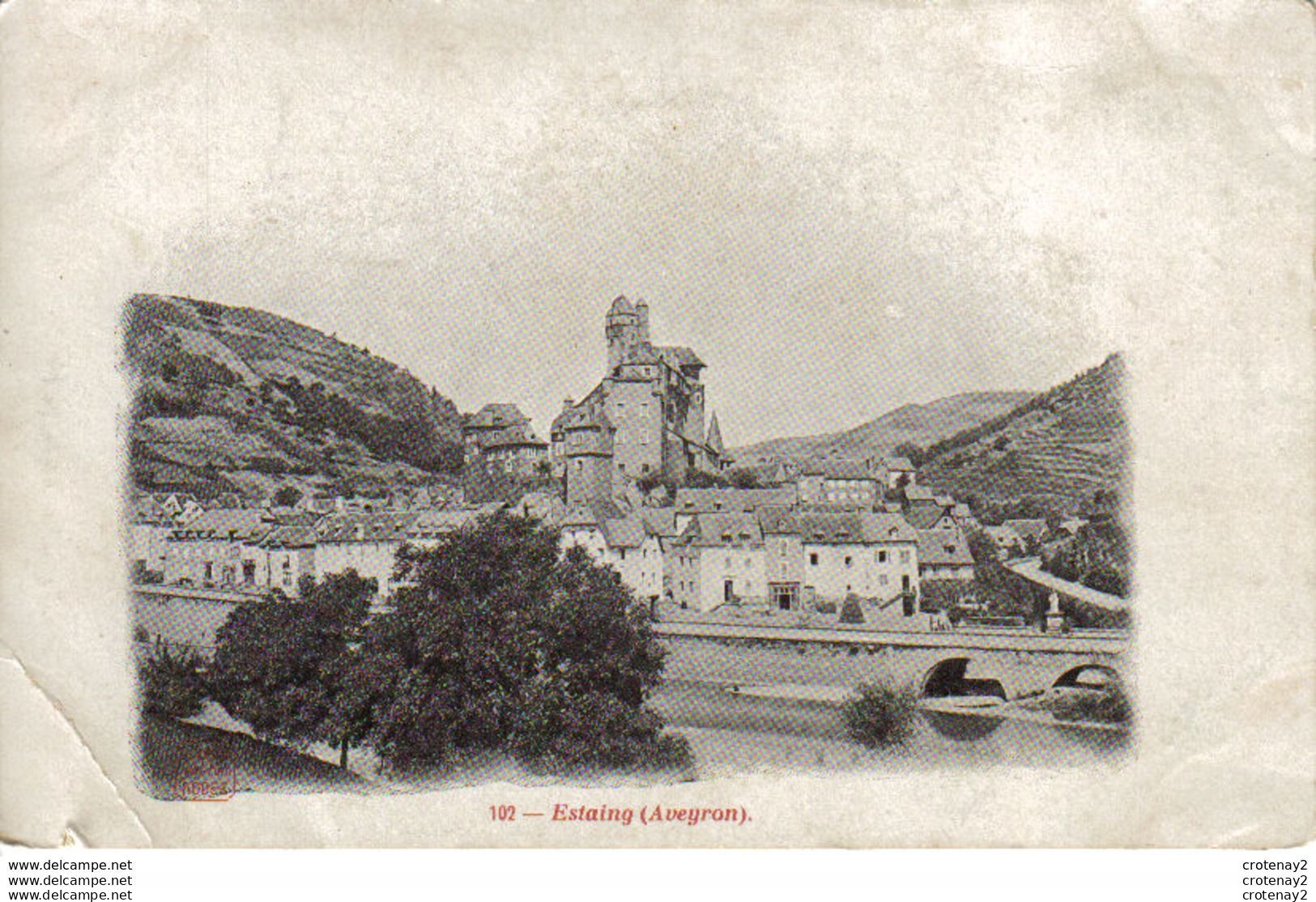 12 ESTAING Vers Espalion N°102 Vue Générale - Espalion