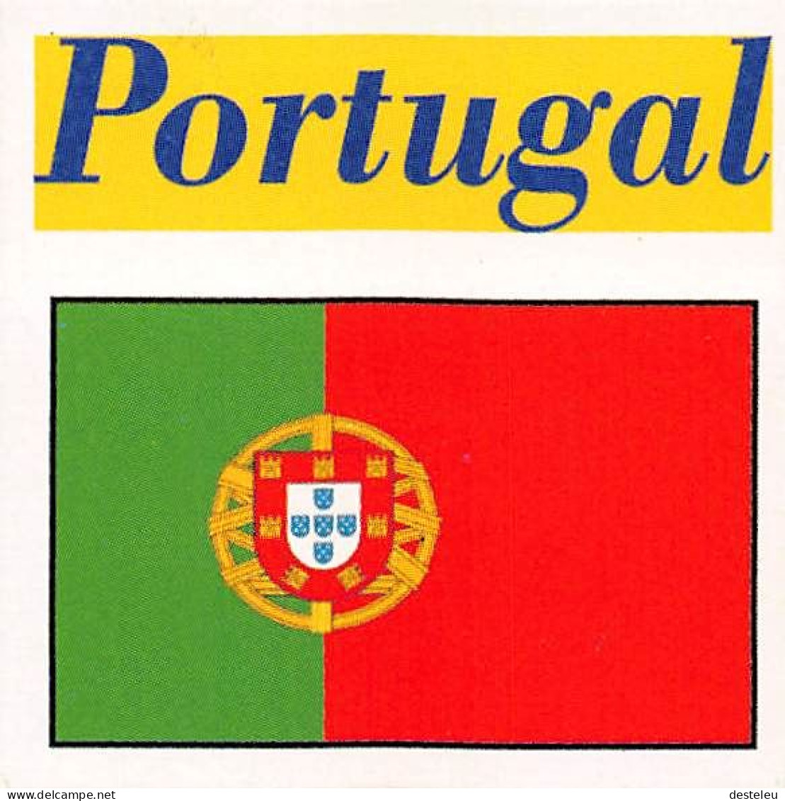 Flag Chromo -  Portugal - 5 X 5 Cm - Altri & Non Classificati