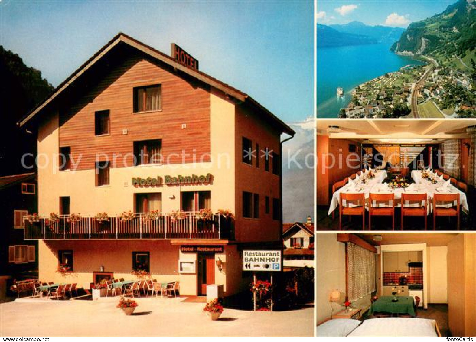 13706860 Sisikon Hotel Restaurant Bahnhof Blick Auf Urnersee Vierwaldstaettersee - Andere & Zonder Classificatie