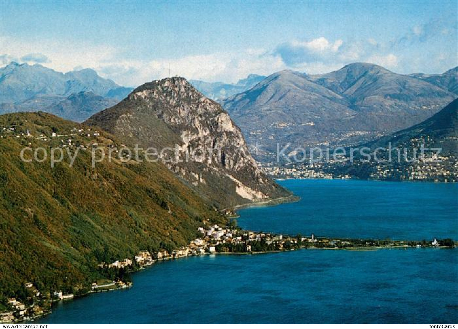 13704902 Melide Lago Di Lugano Fliegeraufnahme Melide Lago Di Lugano - Sonstige & Ohne Zuordnung