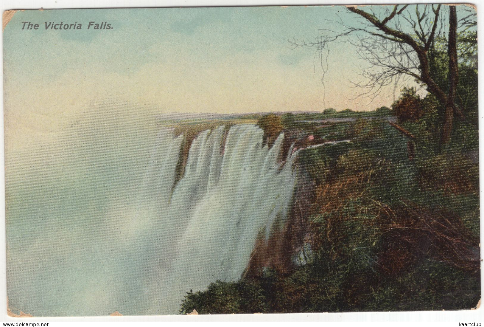 The Victoria Falls. - 1911 - R.O Fuesslein, Johannesburg No. 5365 - (Zimbabwe) - Simbabwe