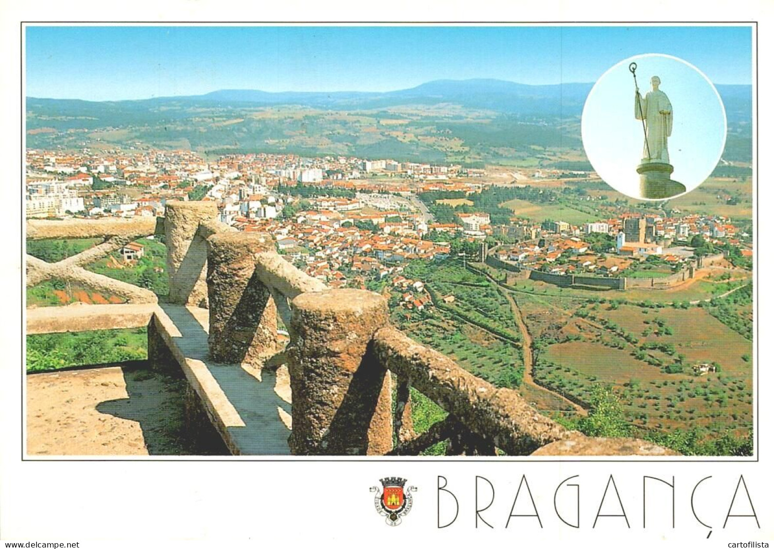 BRAGANÇA - Vista Panorâmica  ( 2 Scans ) - Bragança