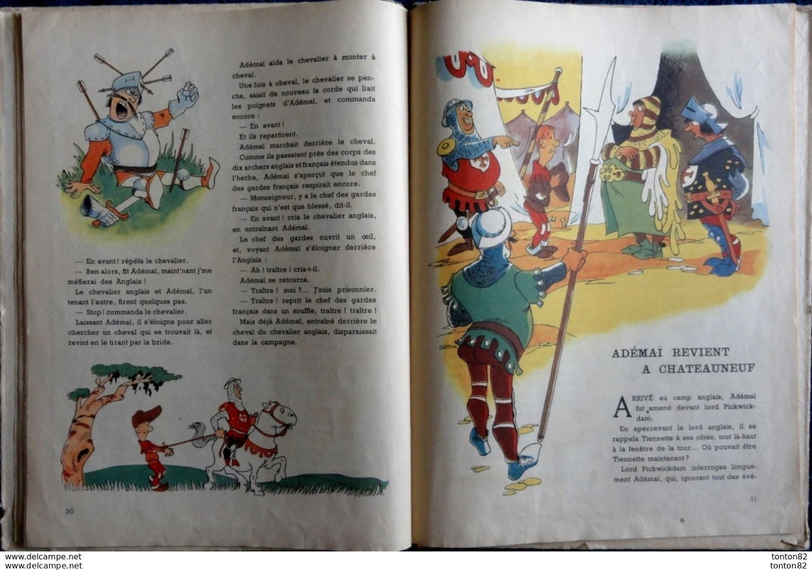 Paul Colline - Ademaï au Moyen-Âge - Les Grandes Éditions Françaises - ( 1947 ) - Illustrations de Moallic .