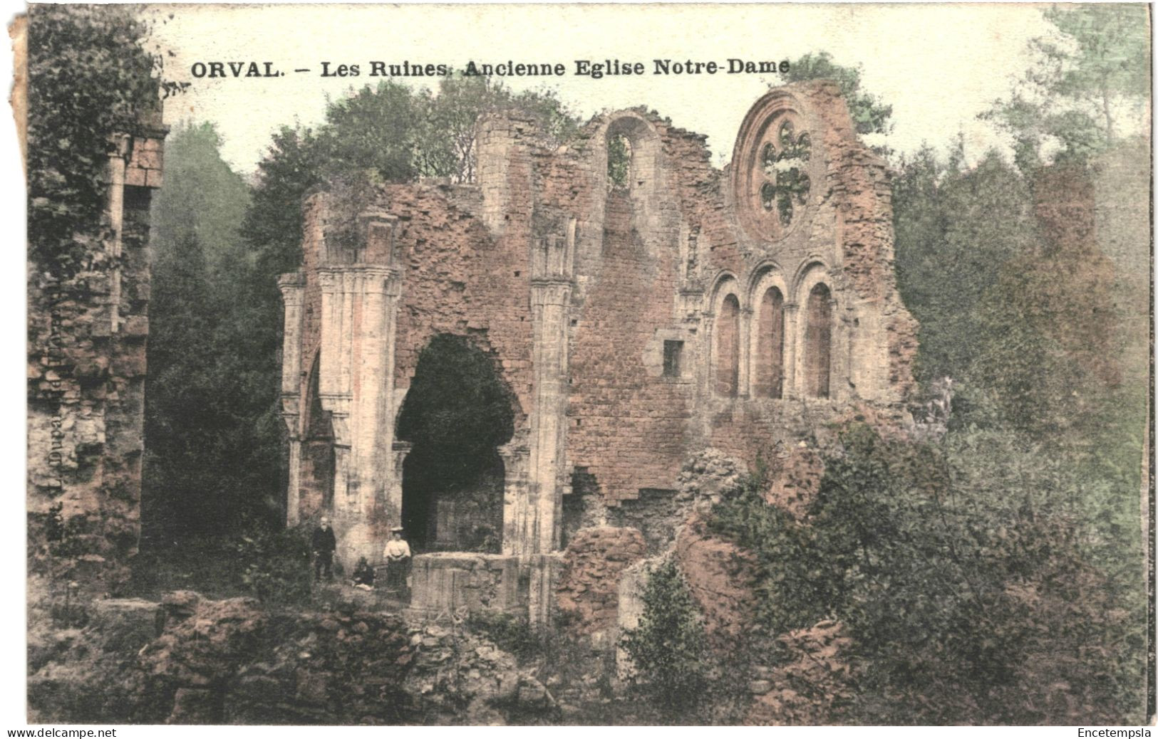 CPA Carte Postale Belgique Orval Ruines De L'Ancienne église Notre Dame 1908 VM80041 - Florenville