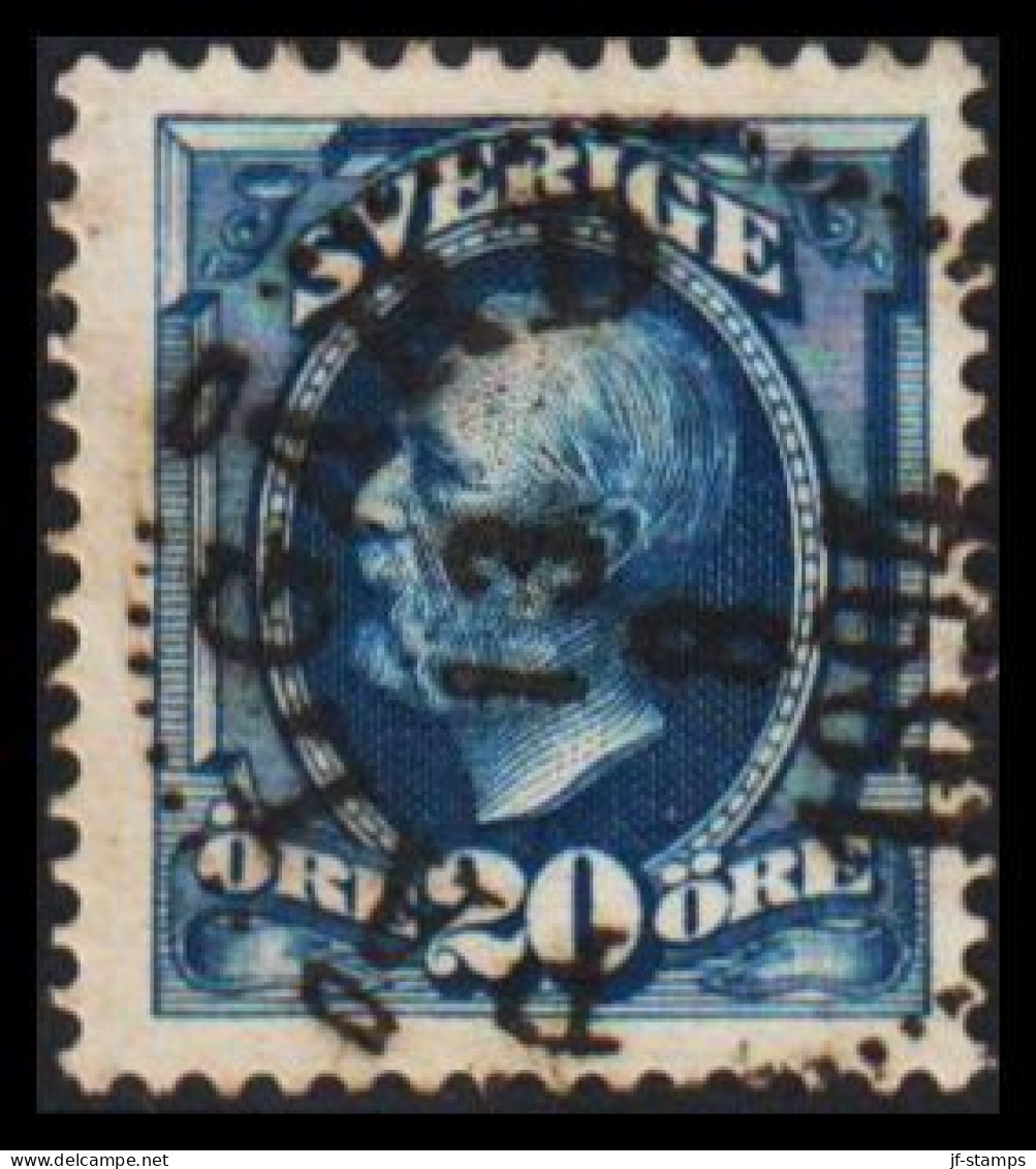  1891-1904. Oscar II. 20 öre With Beautiful Cancel PÅLSGÅRD 13 8 1894. (Michel 45) - JF545244 - Used Stamps