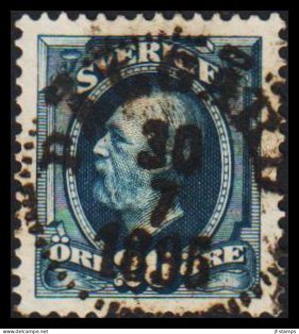  1891-1904. Oscar II. 20 öre With Beautiful Cancel PÅLSGÅRD 30 7 1895. (Michel 45) - JF545246 - Gebraucht