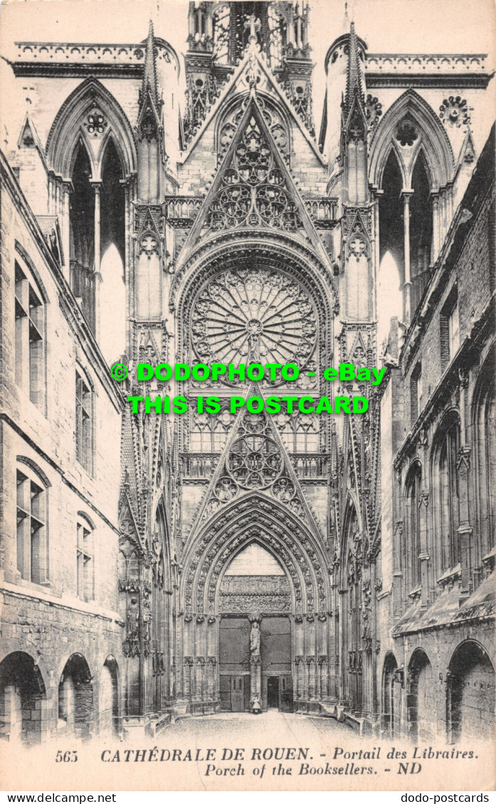 R516023 Cathedrale De Rouen. Porch Of The Booksellers. ND. Levy Et Neurdein Reun - Mondo