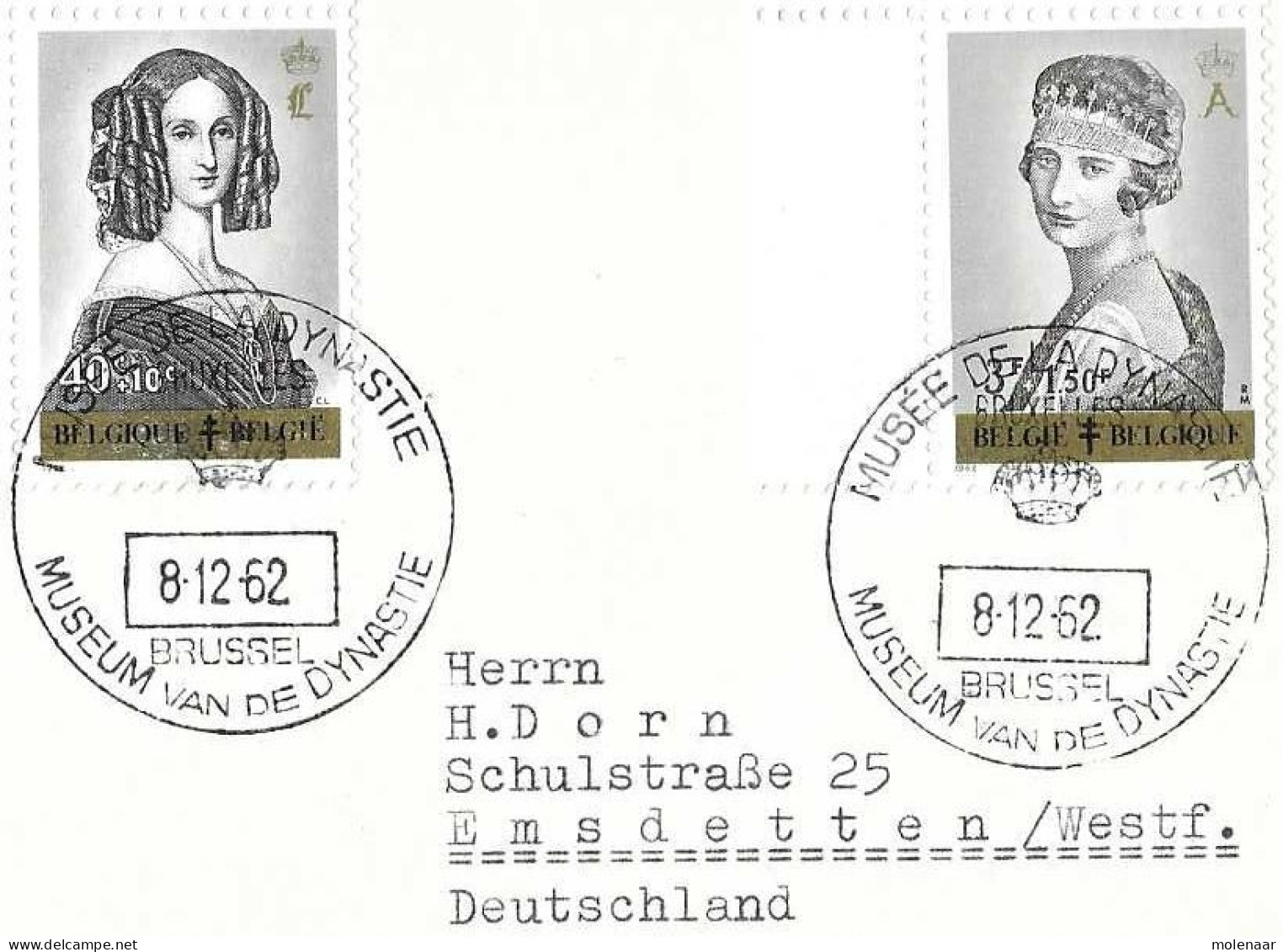 Postzegels > Europa > België > 1951-... > 1951-1960 > Brief Met 1299 En 1303  (17004) - Cartas & Documentos