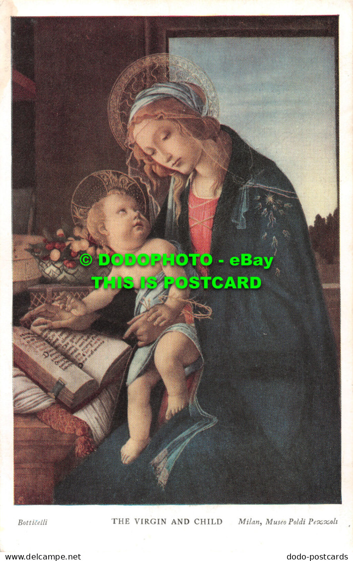 R516030 Milan. Museo Poldi Pezzoli. The Virgin And Child. Medici Society. No. 54 - Mondo