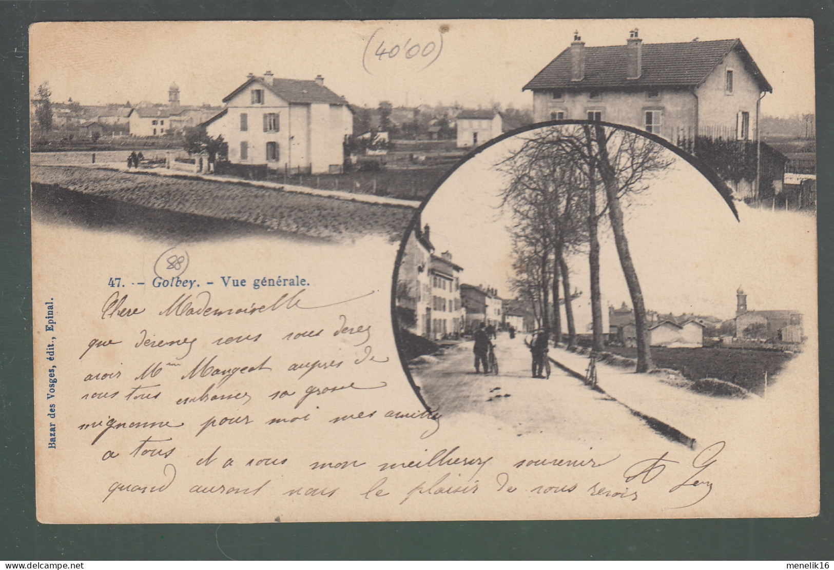 CP - 88 - Pouxeux - Faubourg D'Epinal - Pouxeux Eloyes