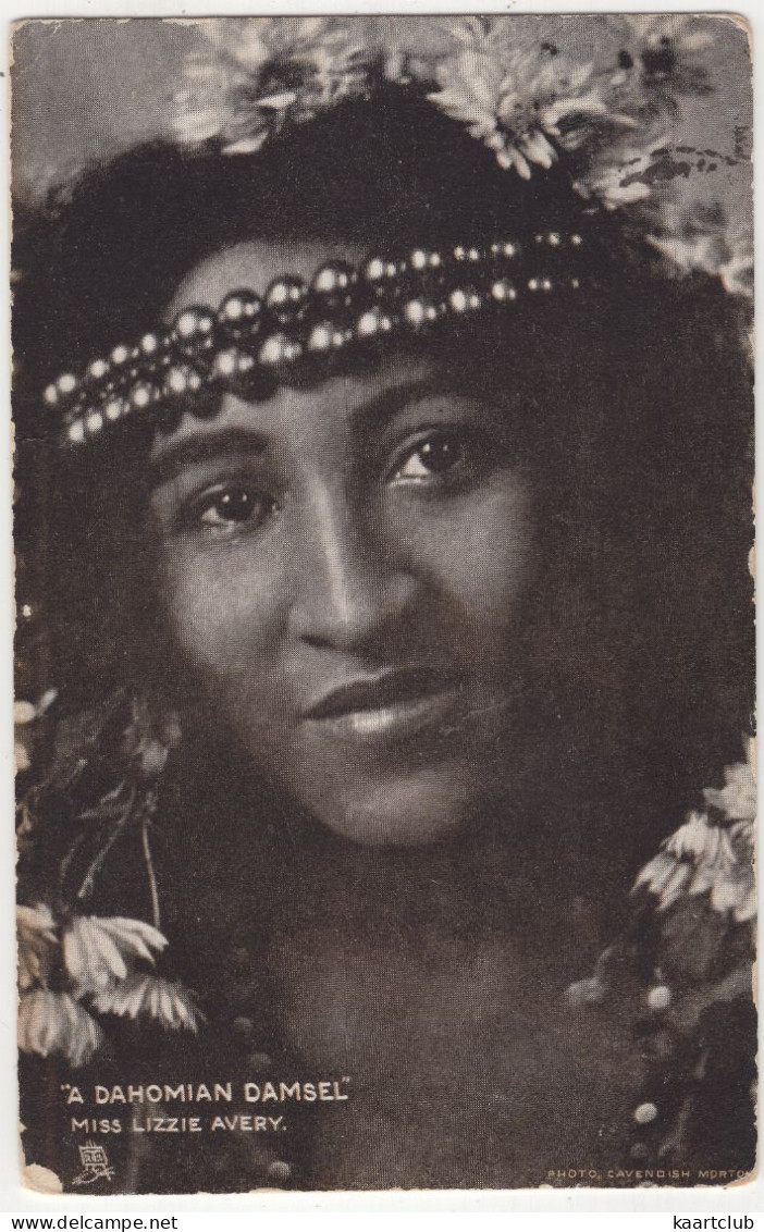 'A Dahomian Damsel' - Miss Lizzie Avery. - (Dahomey) - Raphael Tuck & Sons Series 2088  'Coon Studies' - Dahome