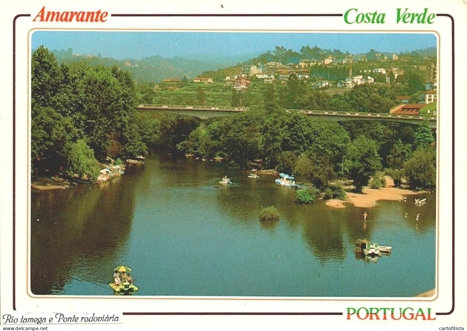 AMARANTE - Rio Tâmega E Ponte Rodoviária  ( 2 Scans ) - Porto