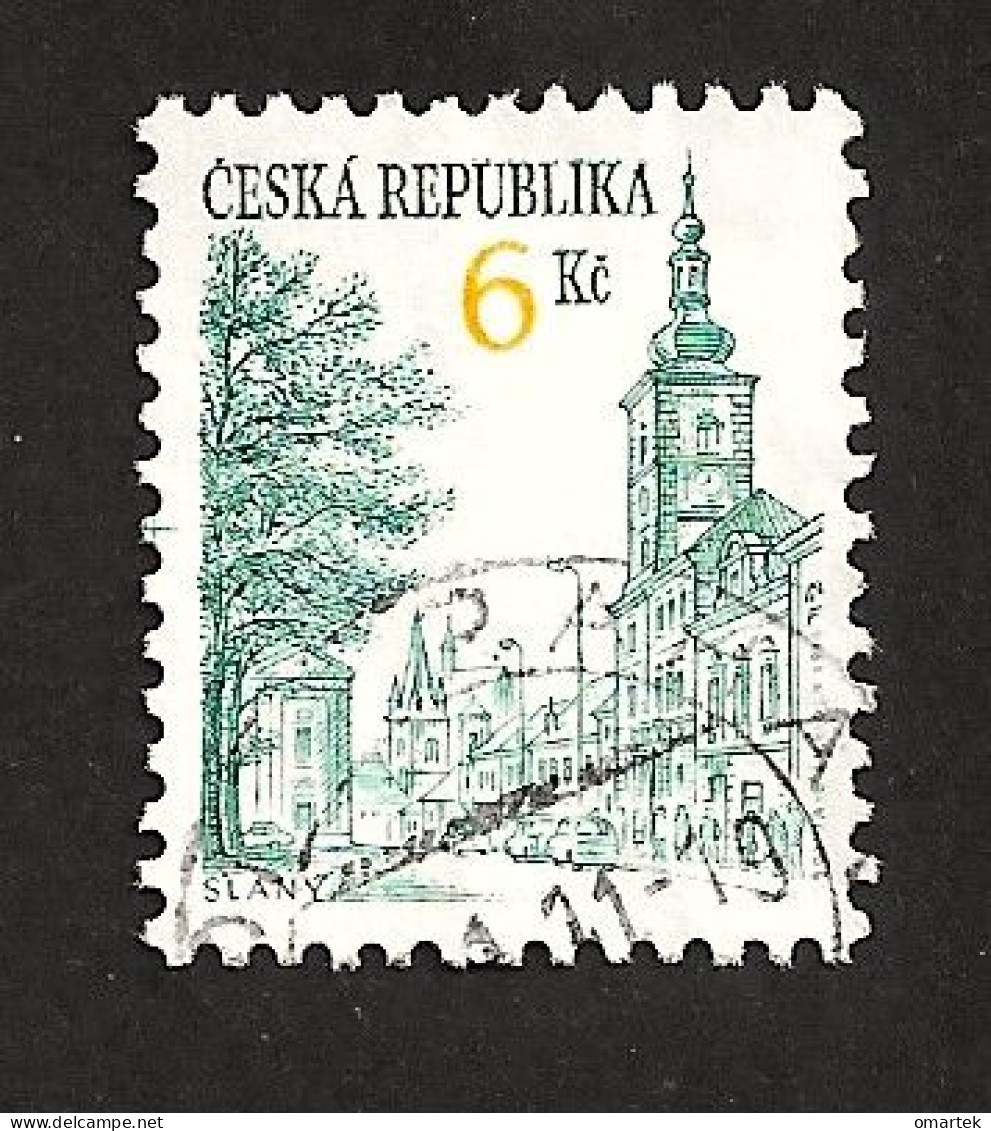 Czech Republic 1994 ⊙ Mi 52 Sc 2893 Städte Slaný. Tschechische Republik C3 - Gebruikt