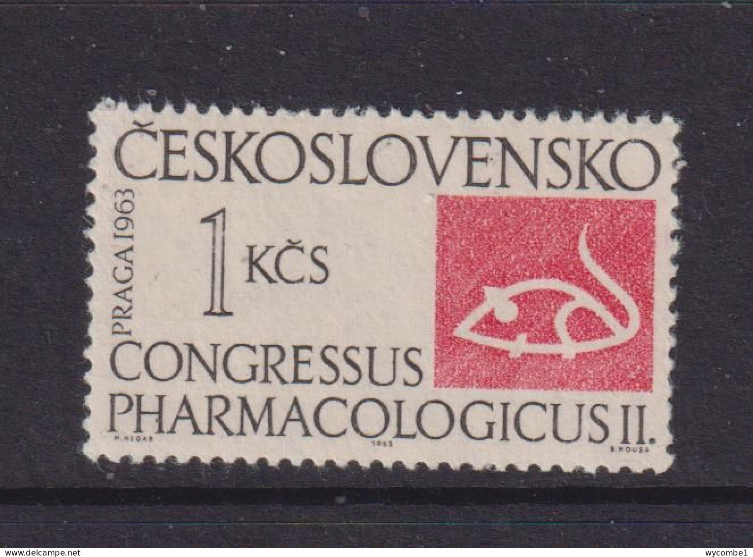 CZECHOSLOVAKIA  - 1963 Pharmacological Congress 1k Never Hinged Mint - Unused Stamps