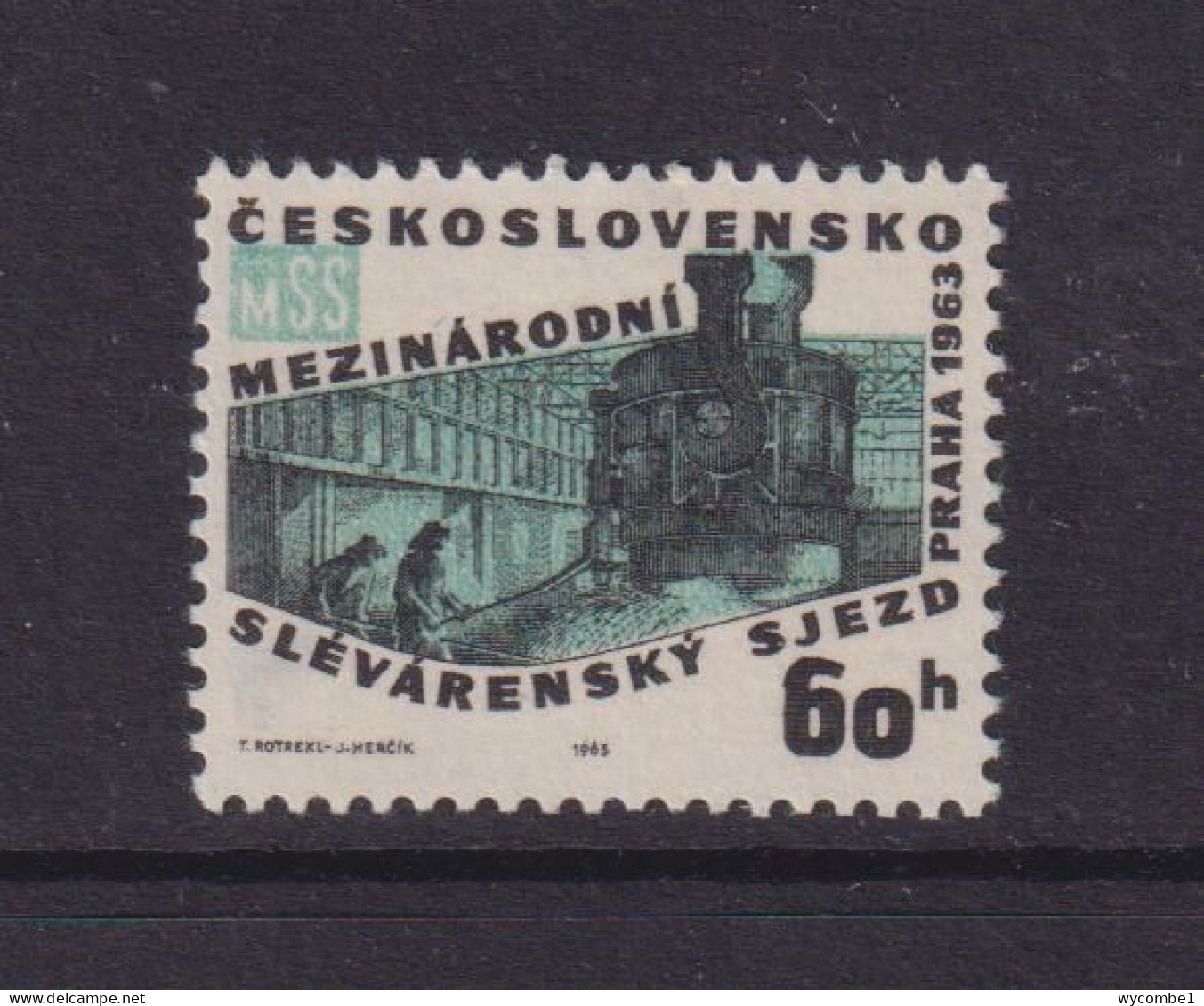 CZECHOSLOVAKIA  - 1963 Foundry Congress 1k Never Hinged Mint - Nuevos