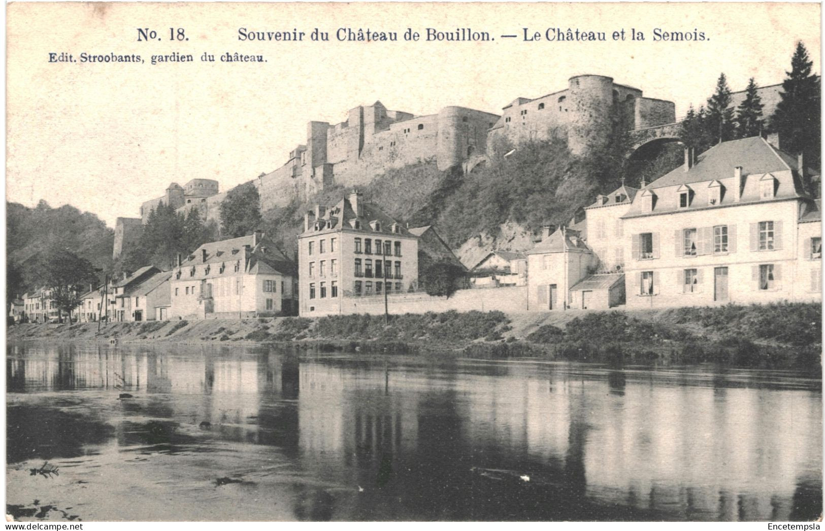 CPA Carte Postale Belgique Bouillon Le Château Et La Semois 1908  VM80045 - Bouillon