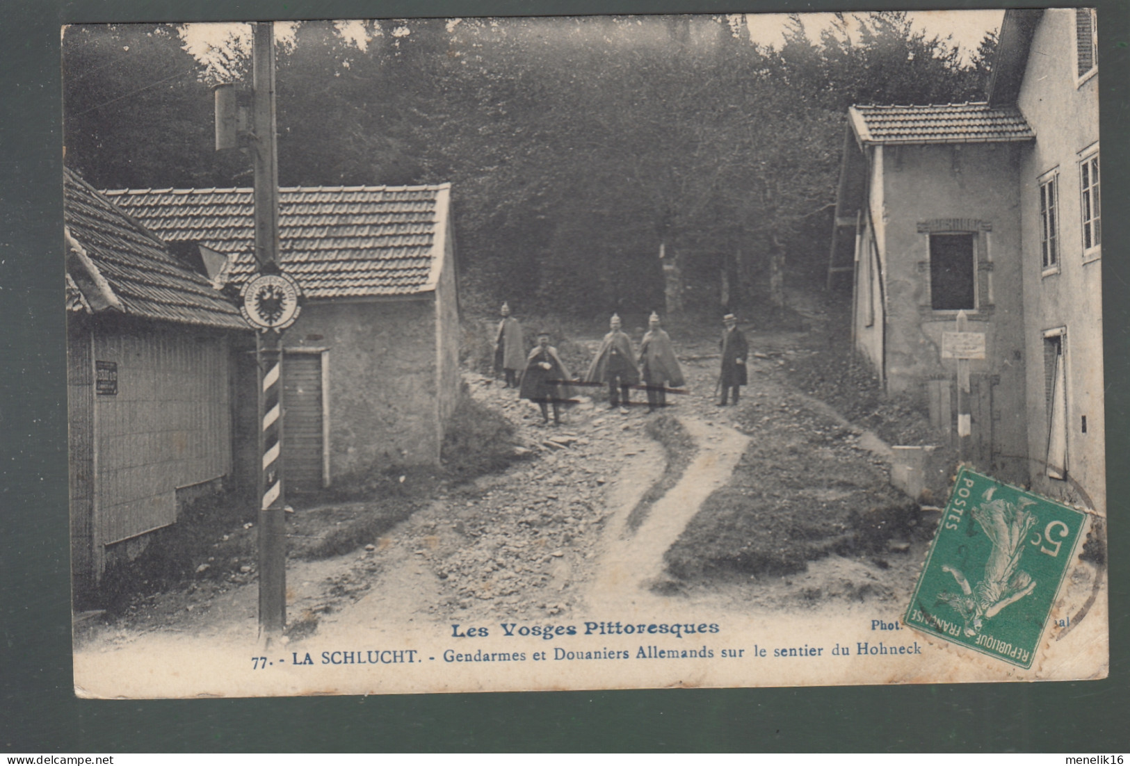 CP - 88 - La Schlucht - Gendarmes Et Douaniers Allemands Sur Le Sentier Du Hohneck - Autres & Non Classés