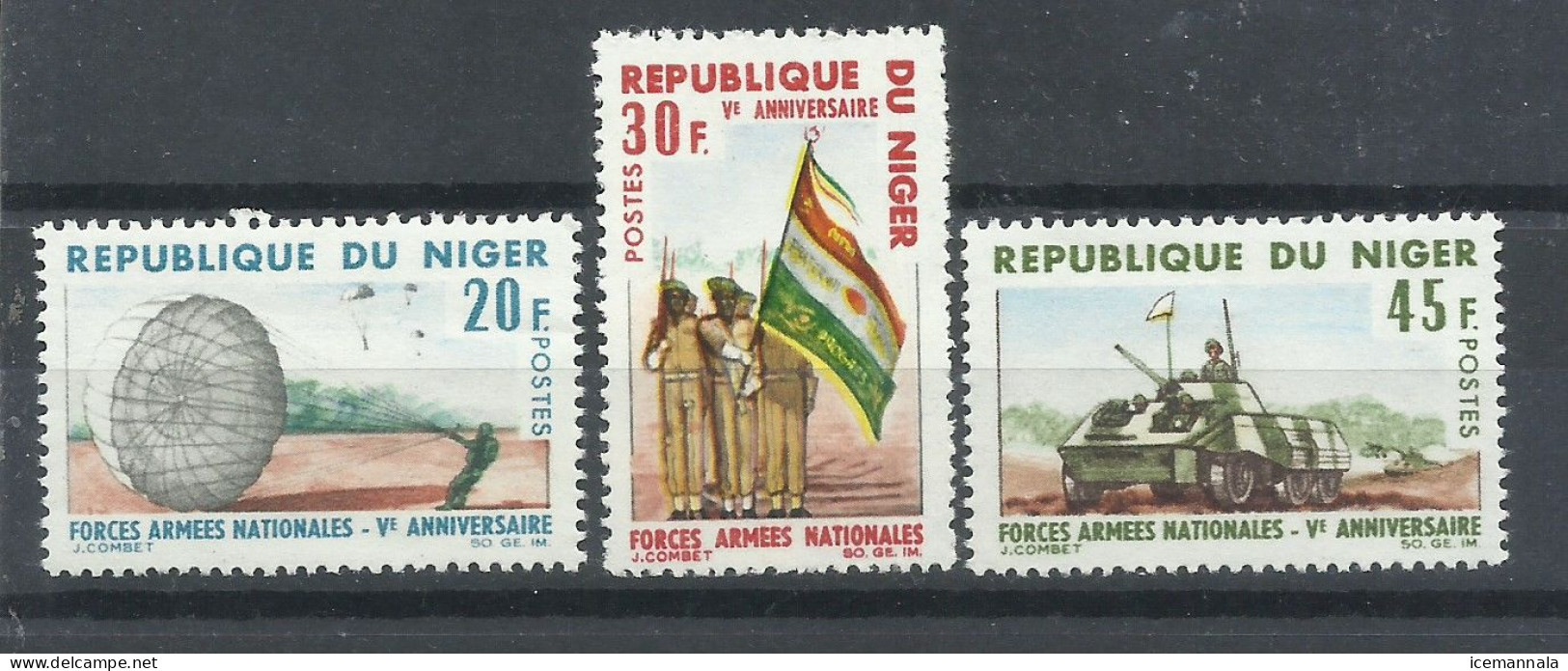 NIGER  YVERT   181/83   MNH  ** - Níger (1960-...)