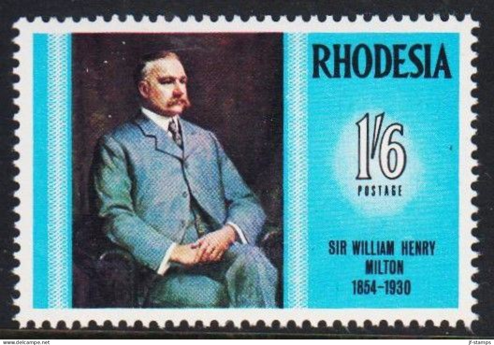 1969. RHODESIA. William Henry Milton Never Hinged. (Michel 79) - JF545297 - Rhodesia (1964-1980)