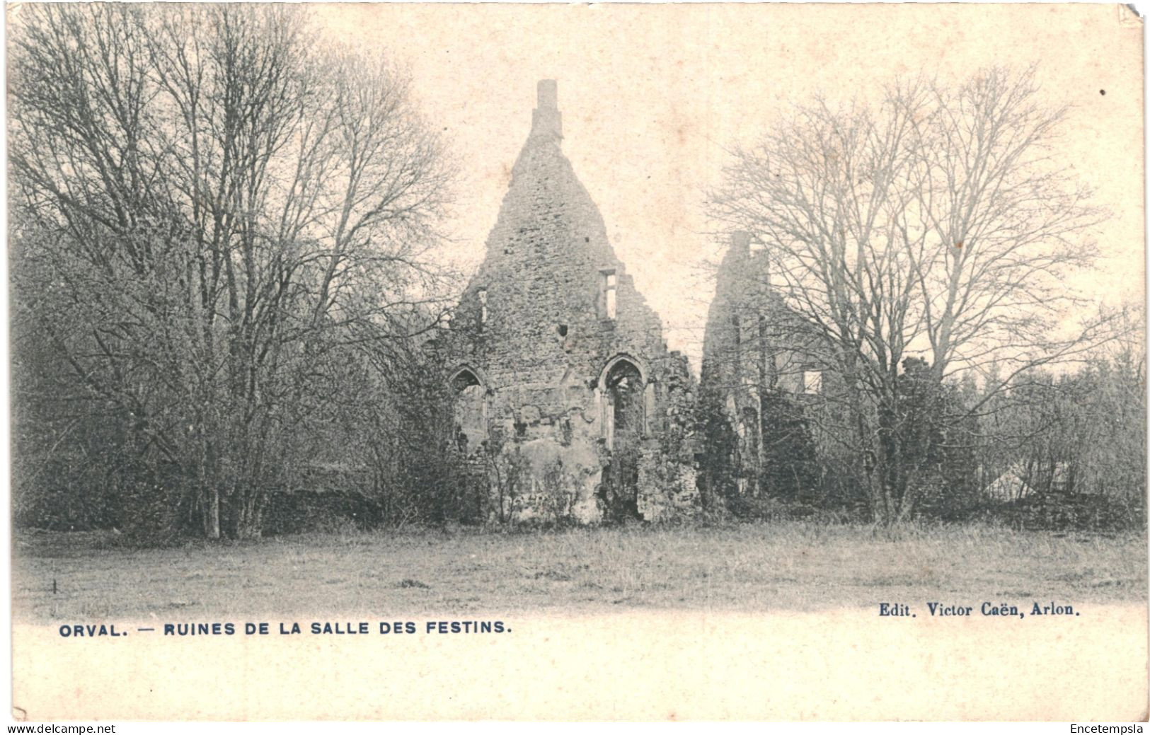 CPA Carte Postale Belgique Orval Ruines De La Salle Des Festins  1908  VM800447 - Florenville