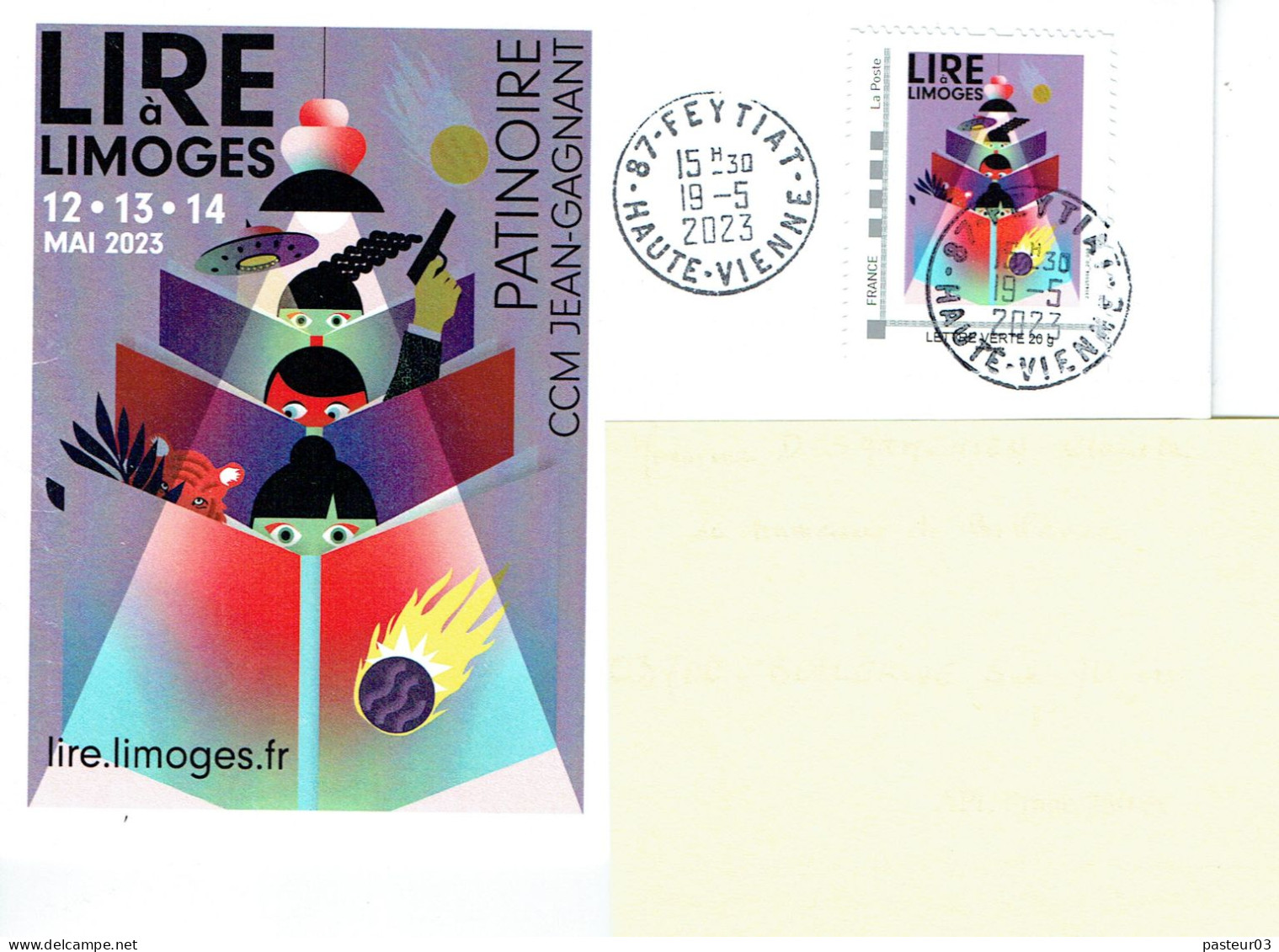 MTAM Lire à Limoges (87) 12 Au 14 Mai 2023 - Storia Postale