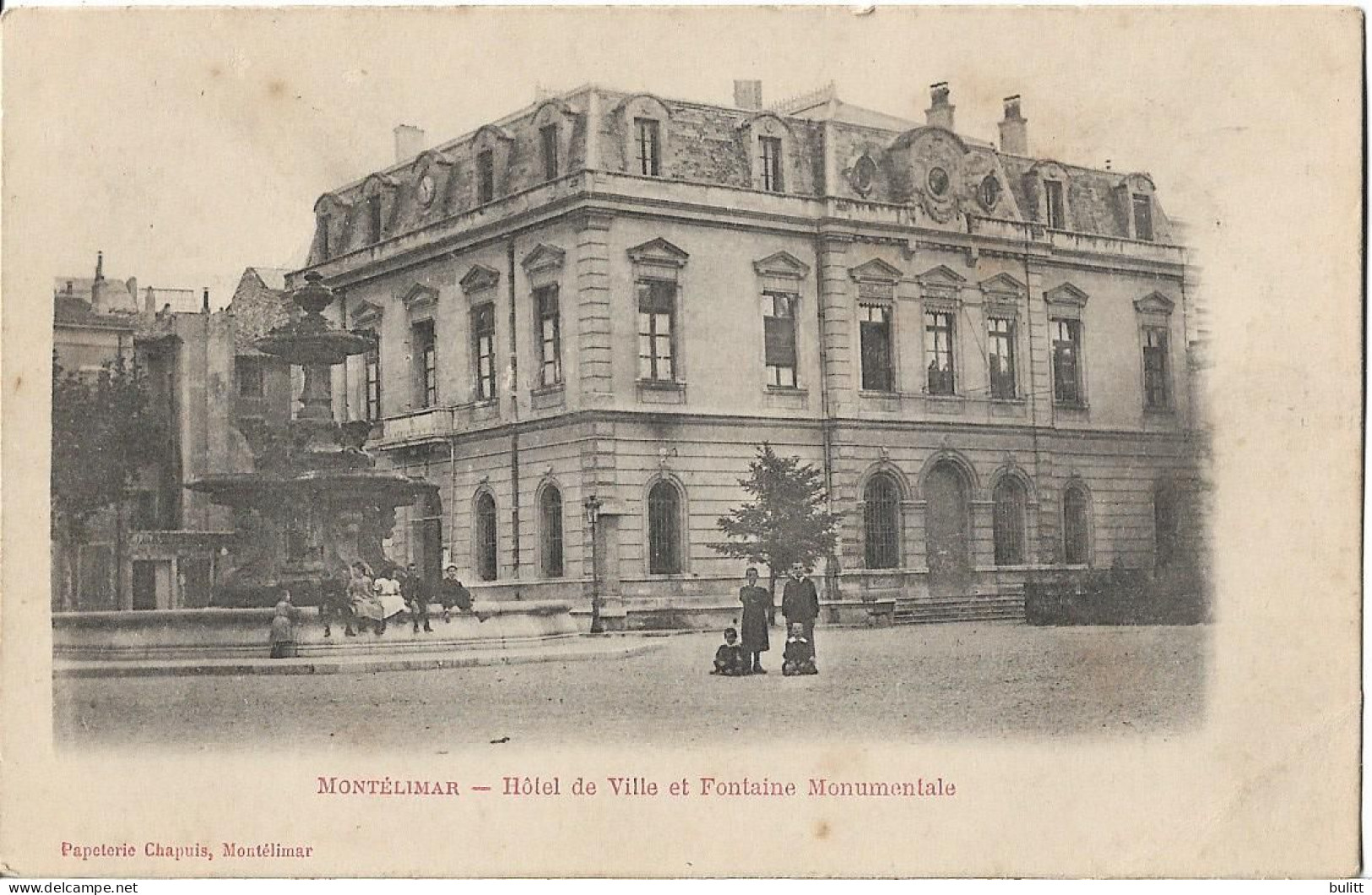 MONTELIMAR - Hôtel De Ville Et Fontaine Monumentale - Montelimar