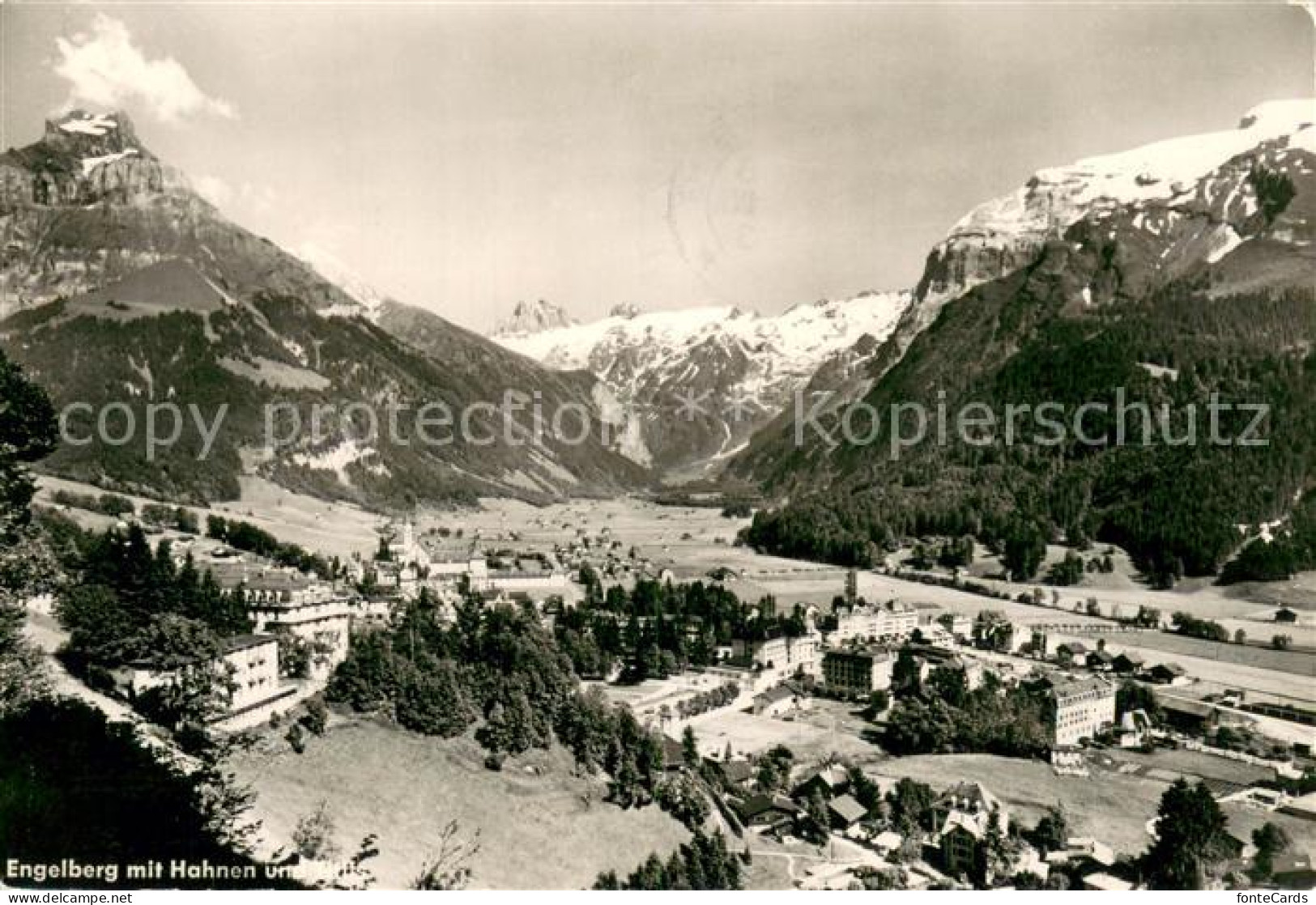 13682913 Engelberg OW Panorama Mit Hahnen Und Titlis Urner Alpen Engelberg OW - Other & Unclassified