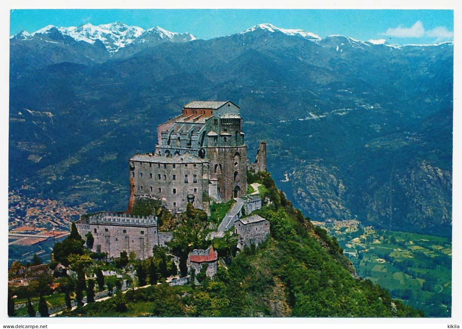 CPSM 10.5 X 15 Italie (474) Abbazia Sacra S. Michele Della Chiusa M. 962 (Torino) Abbaye Saint Michel De L'Ecluse Turin - Other Monuments & Buildings