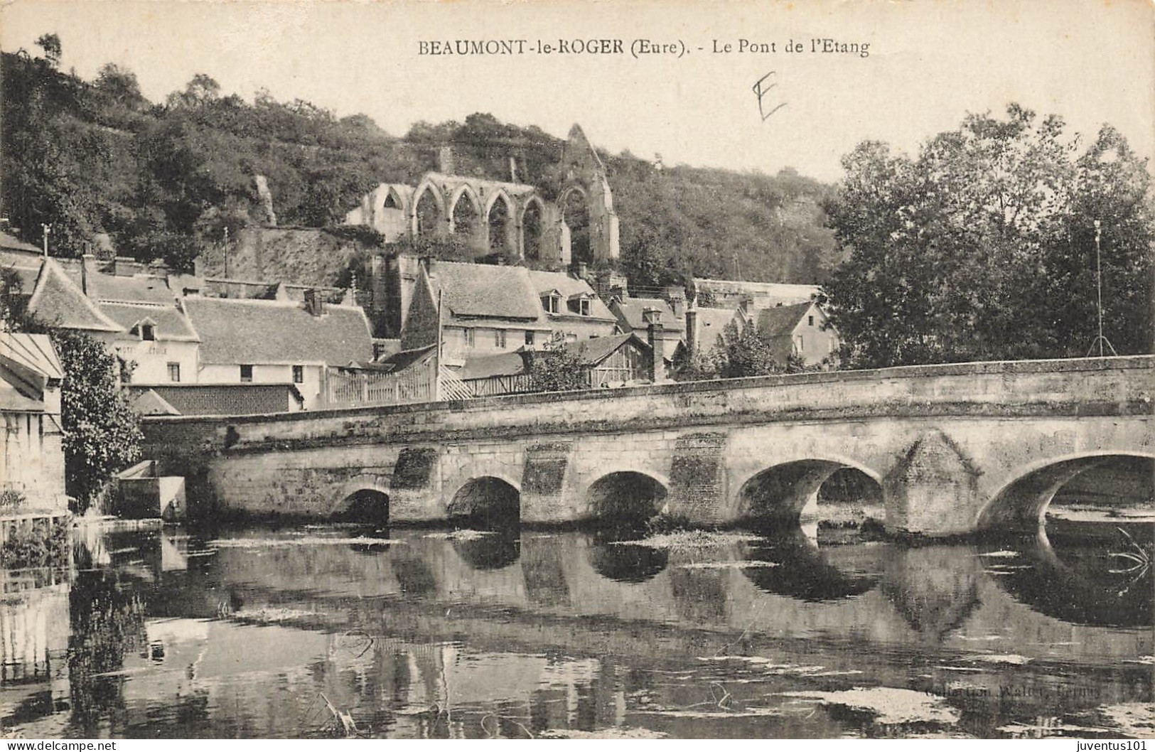 CPA Beaumont Le Roger-Le Pont De L'étang      L2868 - Beaumont-le-Roger
