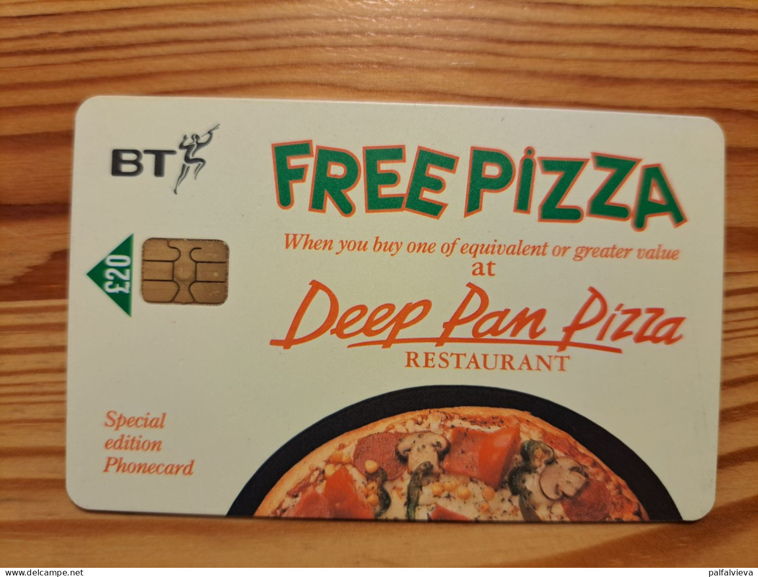 Phonecard United Kingdom - Deep Pan Pizza - BT Général