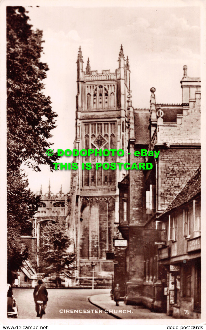 R516156 Cirencester Church. RP. 1950 - Welt