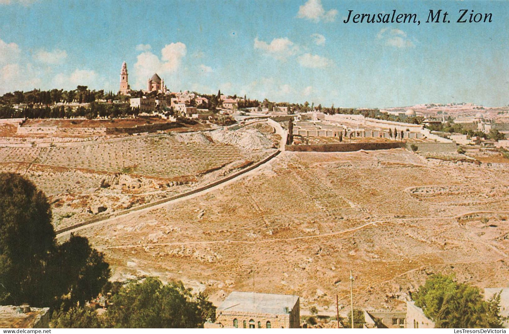 ISRAEL - Jerusalem - Mt Zion - Vue Générale - Carte Postale Ancienne - Israël